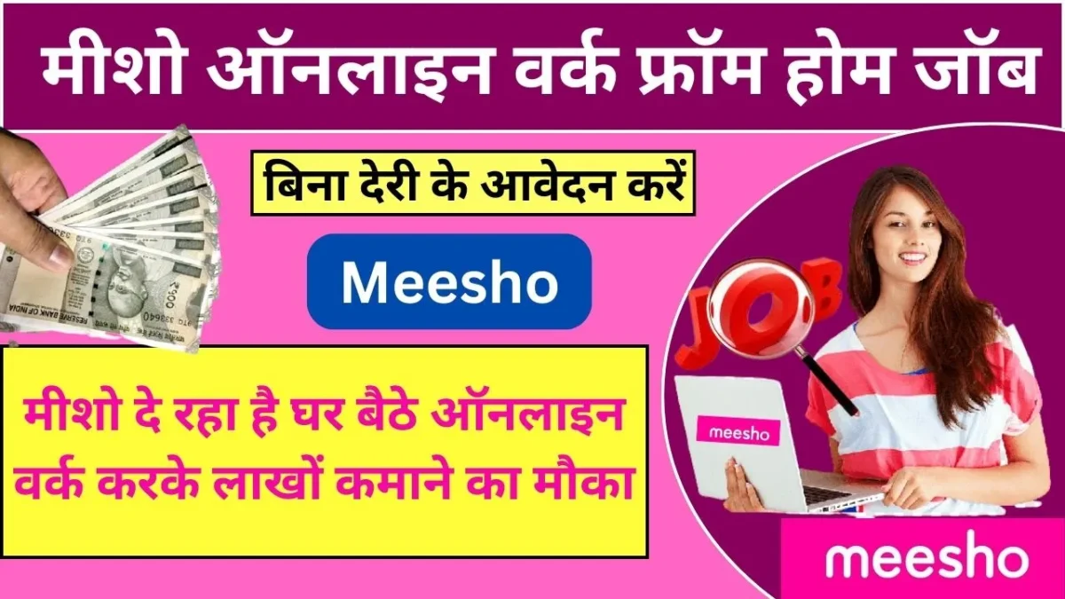 Meesho Online Work From Home